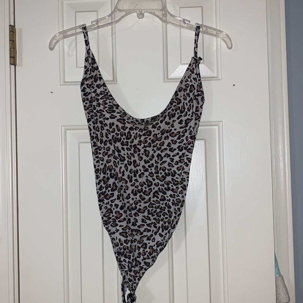PLT leopard bodysuit